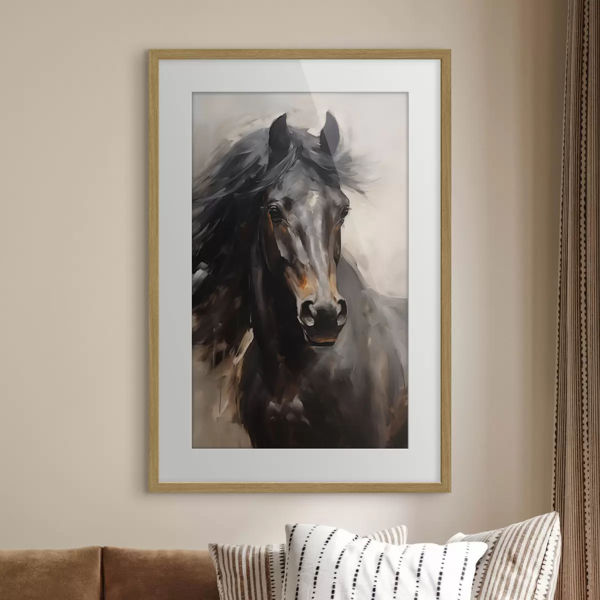 Poster Cavallo nero f44662