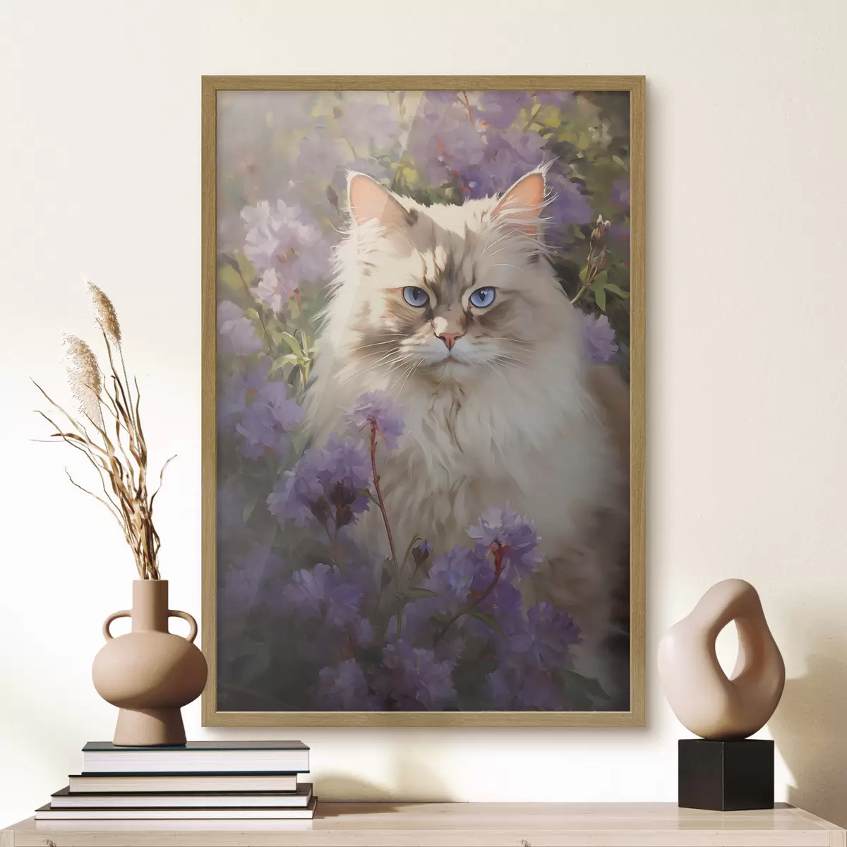 Poster Gatto in fiore f44663