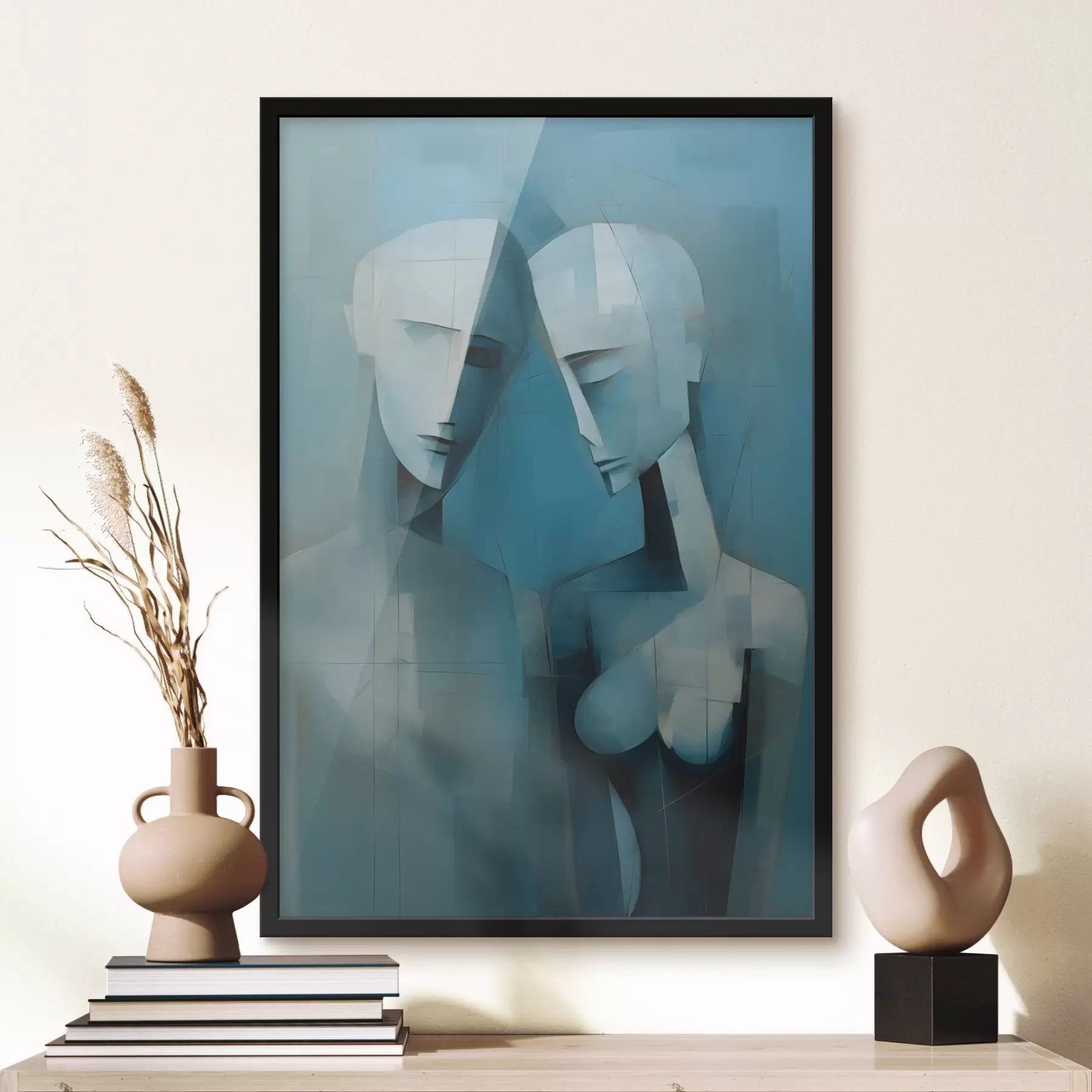 carta da parati Coppia in geometria nr. f44672