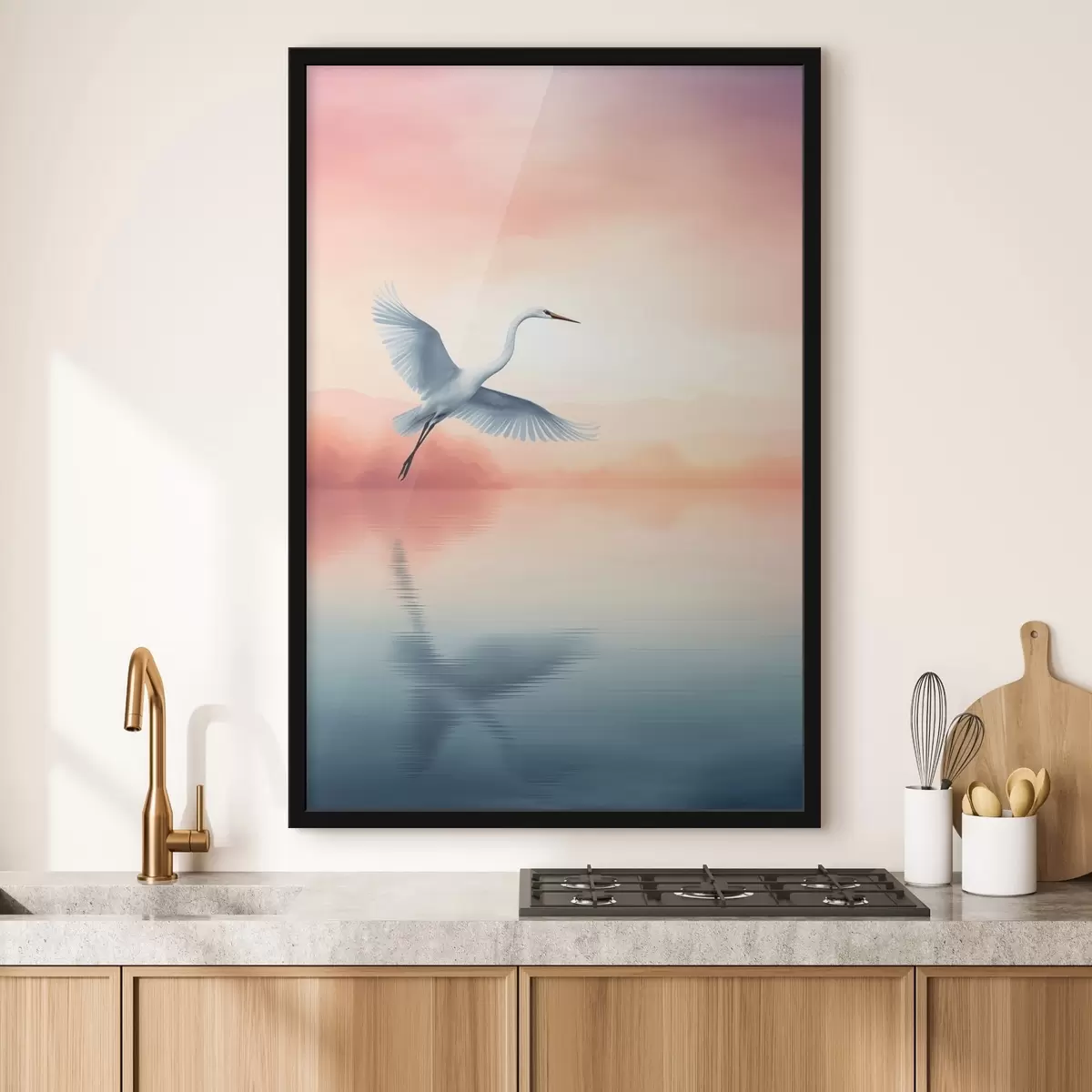 Poster Gru nel cielo f44677