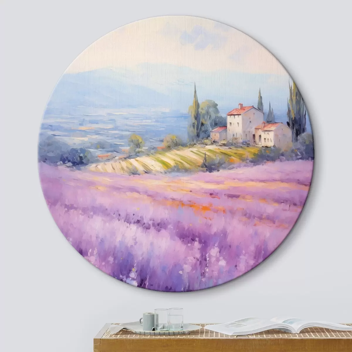 Quadri rotondi Casa in Provenza r44673