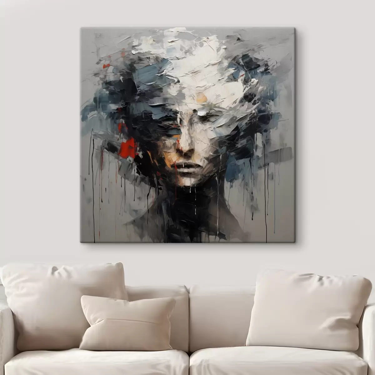 carta da parati Volto in rovina nr. s44655