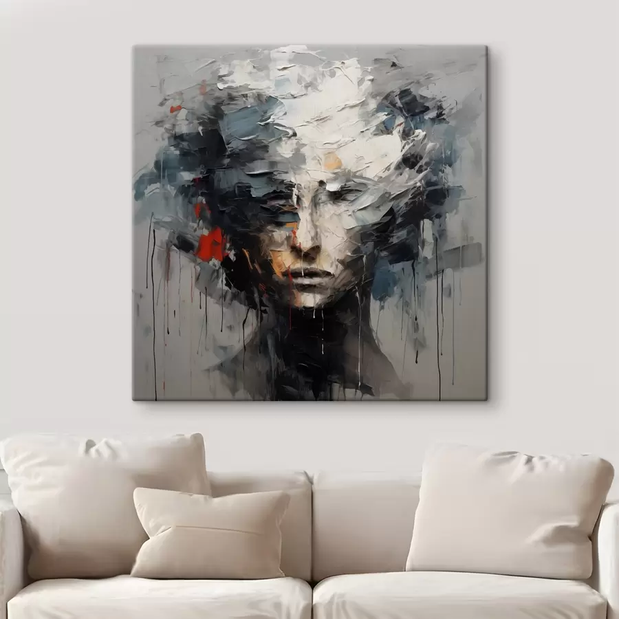 carta da parati Volto in rovina nr. s44655