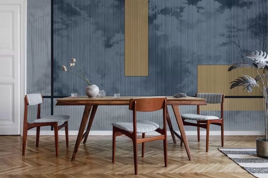 Carta da parati  Forme geometriche 3D Florellium