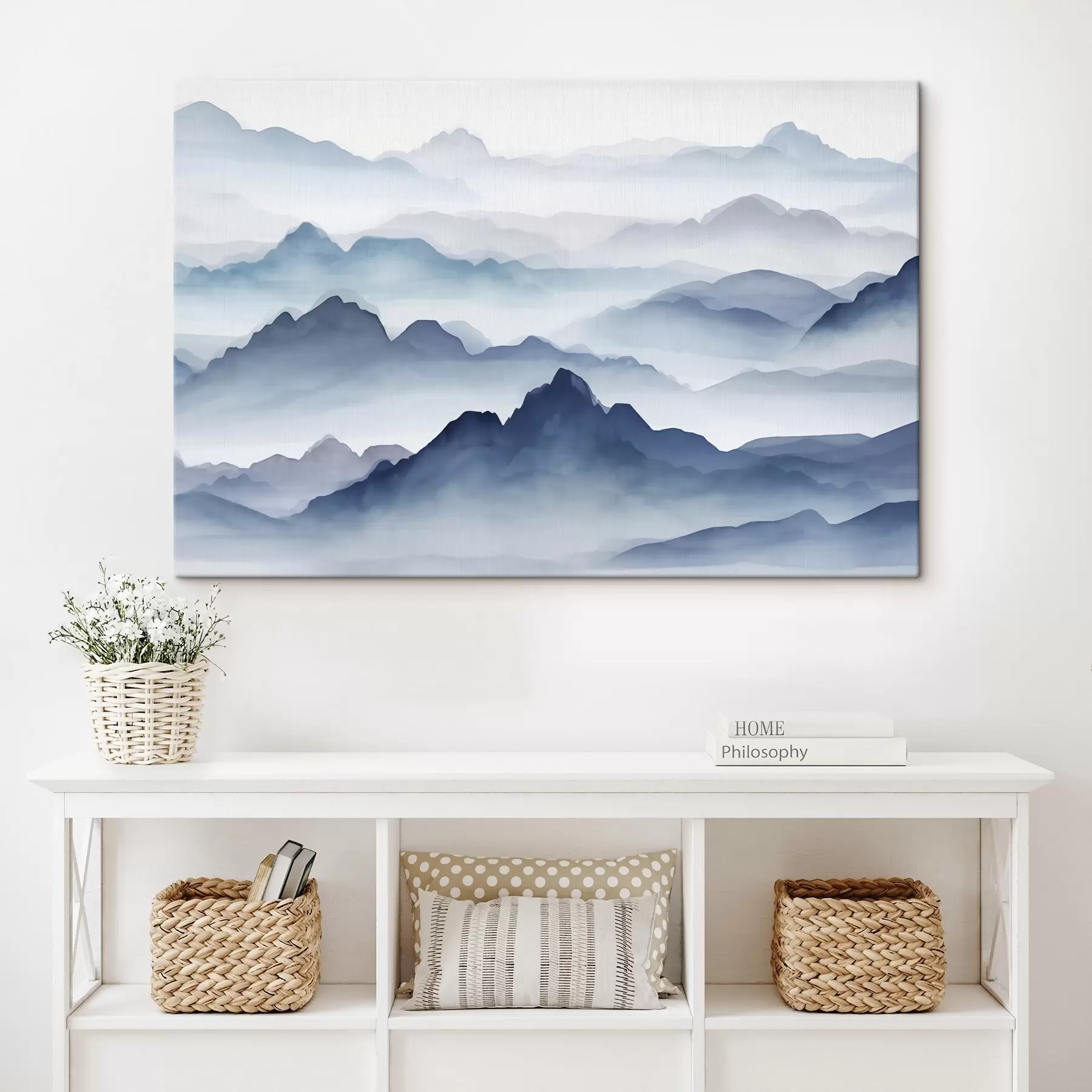 carta da parati Montagne in blu nr. s44685