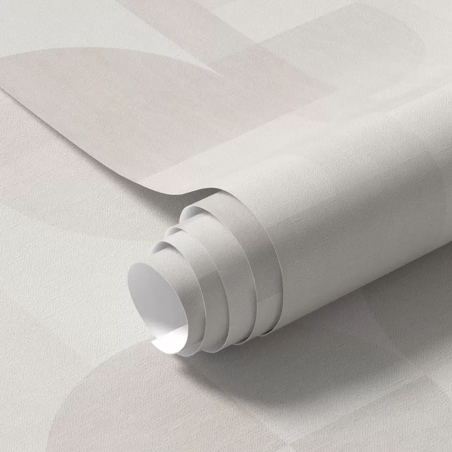 carta da parati Geometria minimalista in una palette di colori crema chiaro nr. a00189