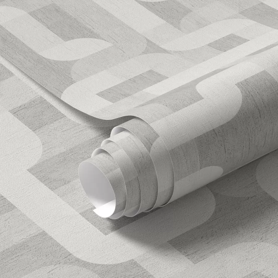 carta da parati Moderno motivo grafico con linee curve nr. a00190