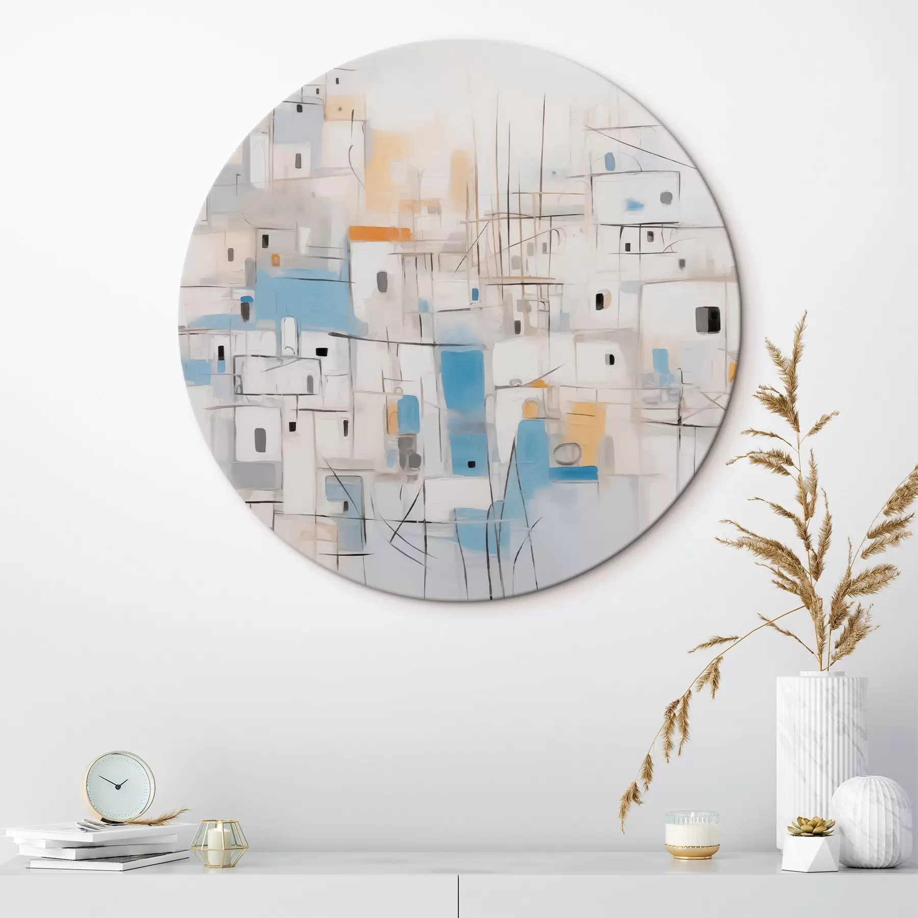 carta da parati Home pittura astratta imitazione nr. r44699