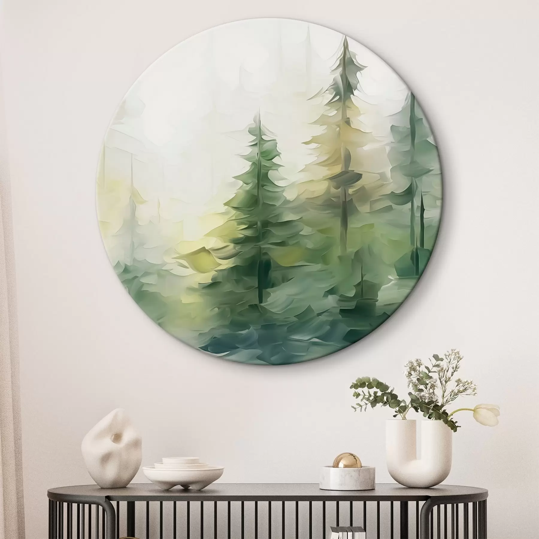 carta da parati Pittura ad imitazione della foresta nr. r44708