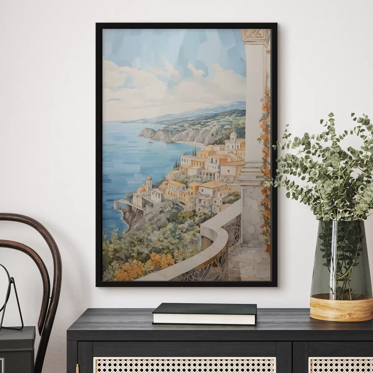 Poster Città sul mare f44694