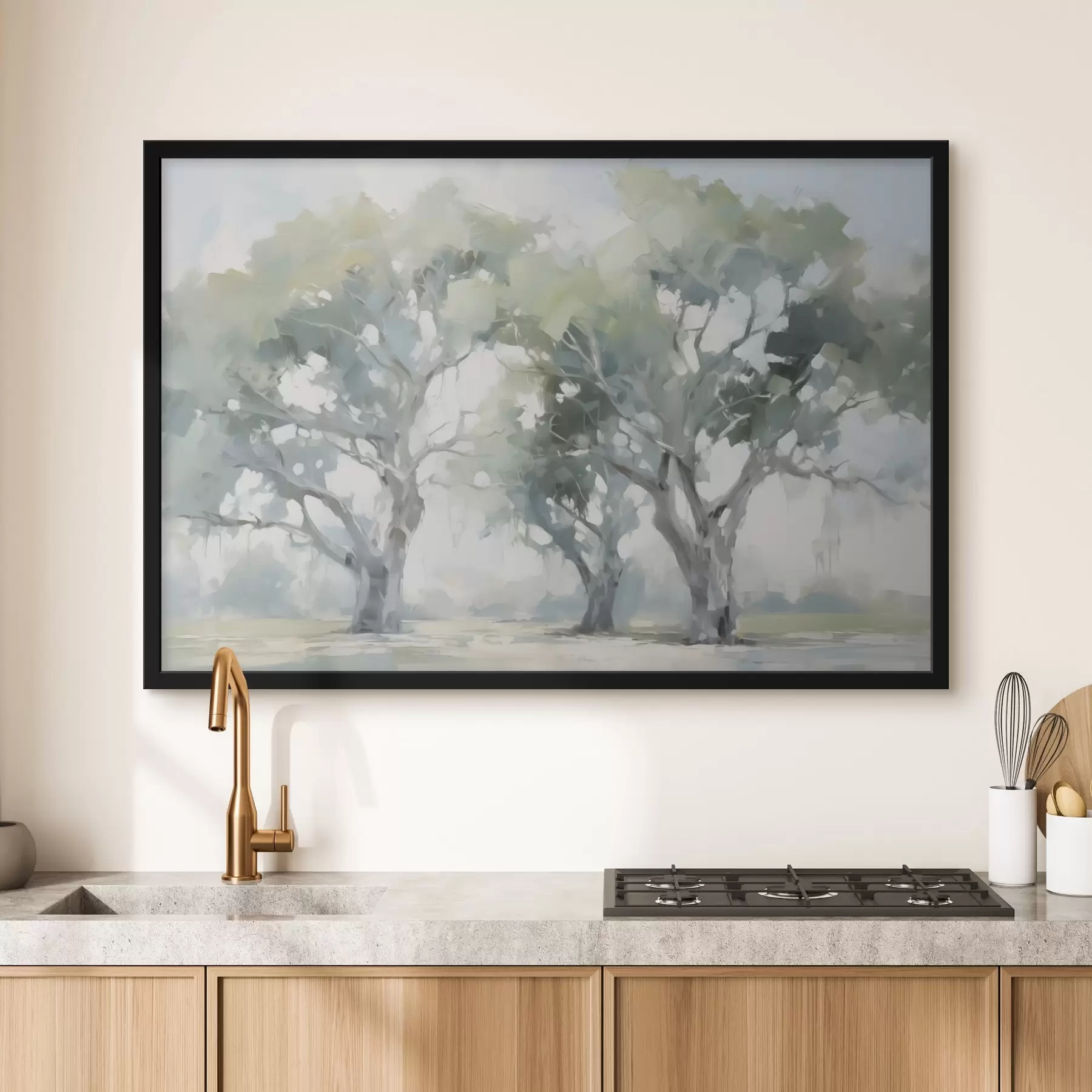 carta da parati Pittura ad imitazione di Oak Grove nr. f44695