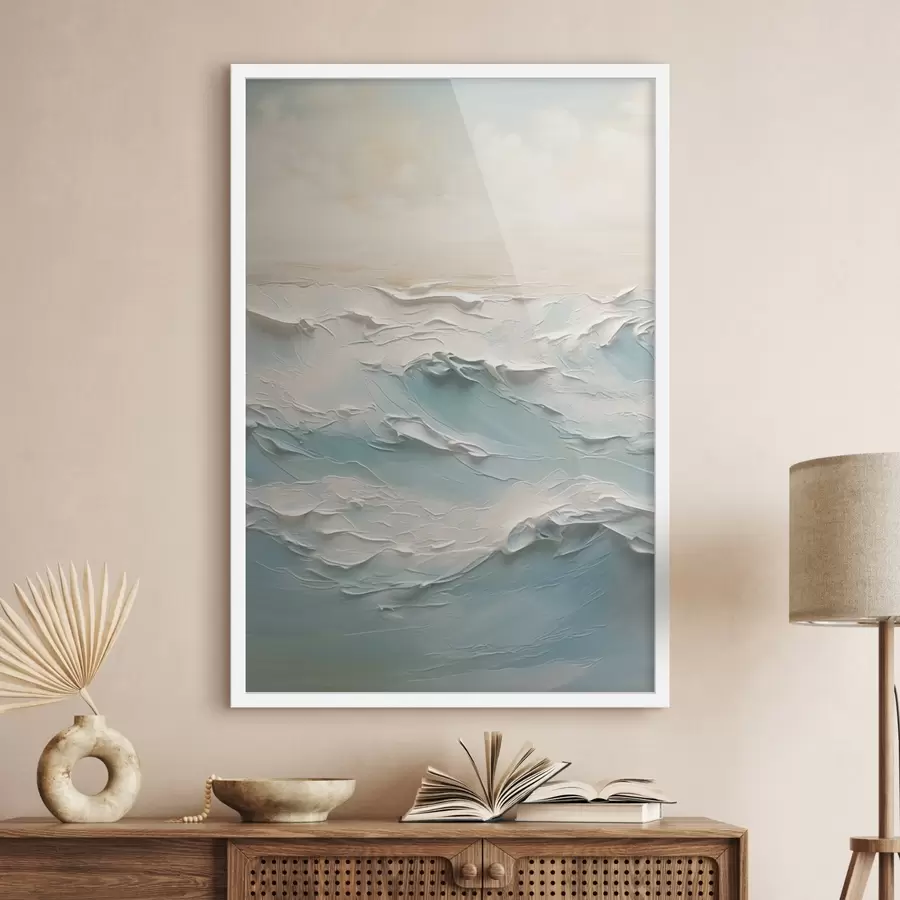 carta da parati Pittura a imitazione del mare nr. f44709