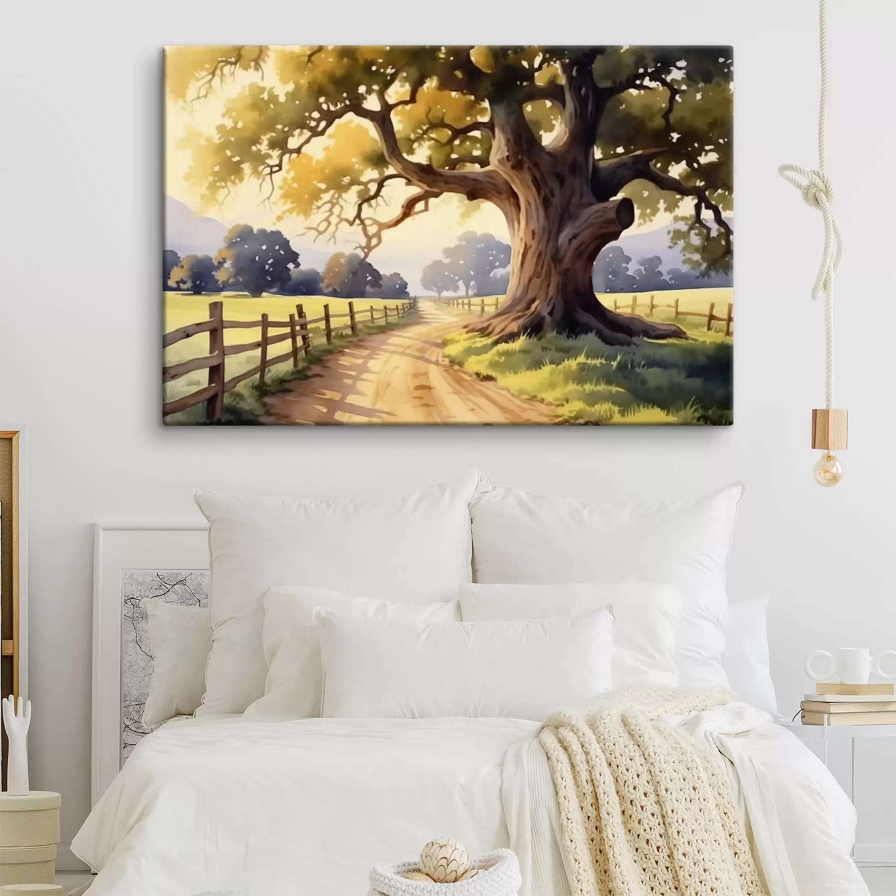 carta da parati un vicolo su una strada di campagna nr. s44733