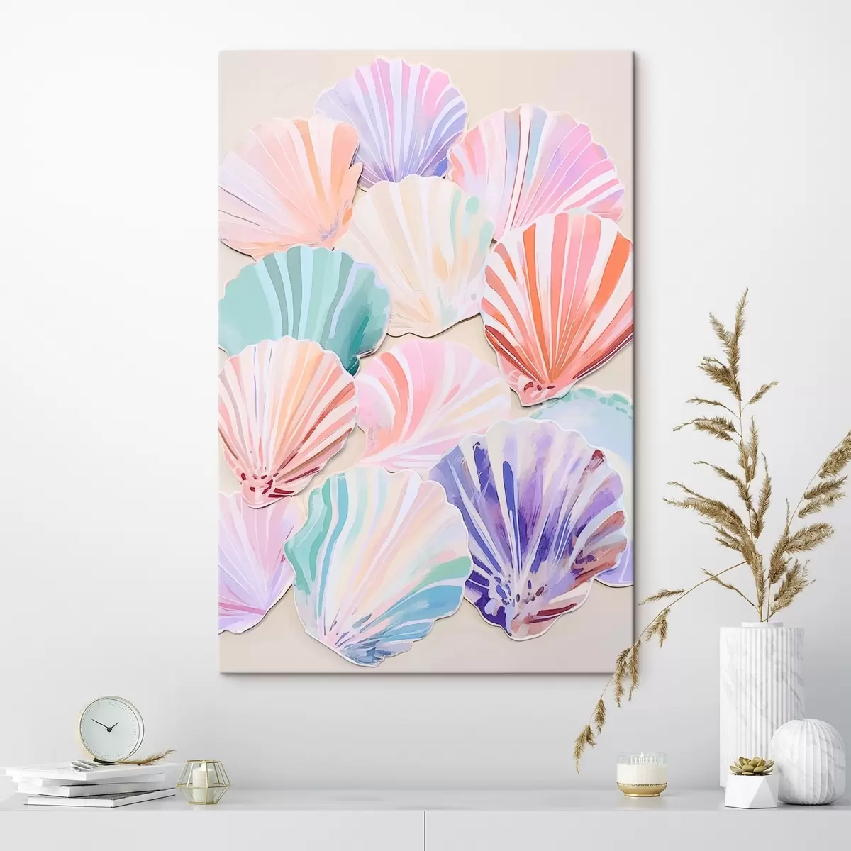 carta da parati Conchiglie multicolore nr. s44736