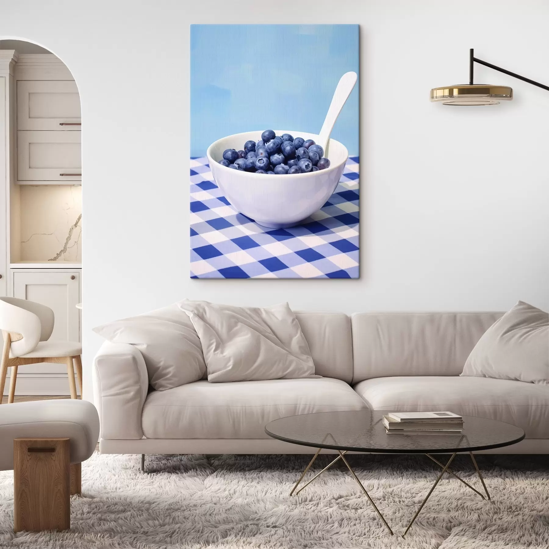 carta da parati Una ciotola di mirtilli nr. s44737