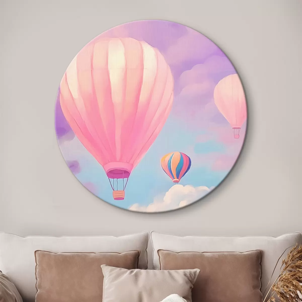Quadri rotondi Palloni e palloncini r44723