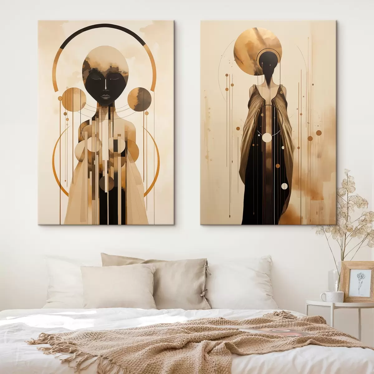 carta da parati Figure in stile astratto moderno con cerchi nr. m00464