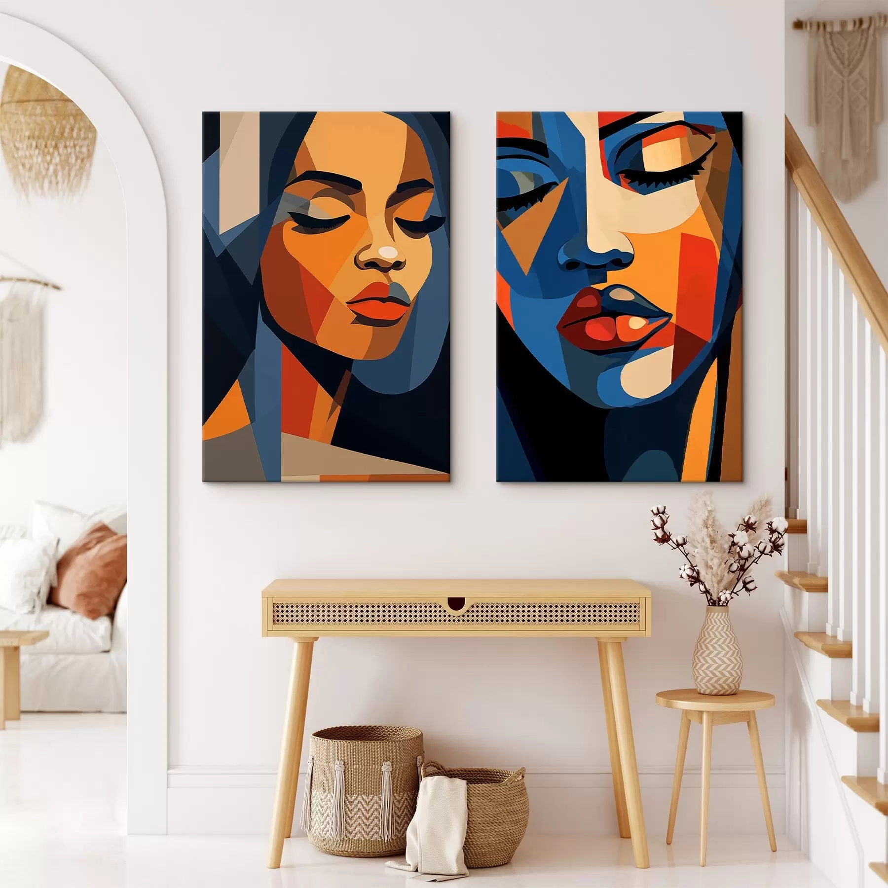 carta da parati Ritratti colorati in stile pop art nr. m00467