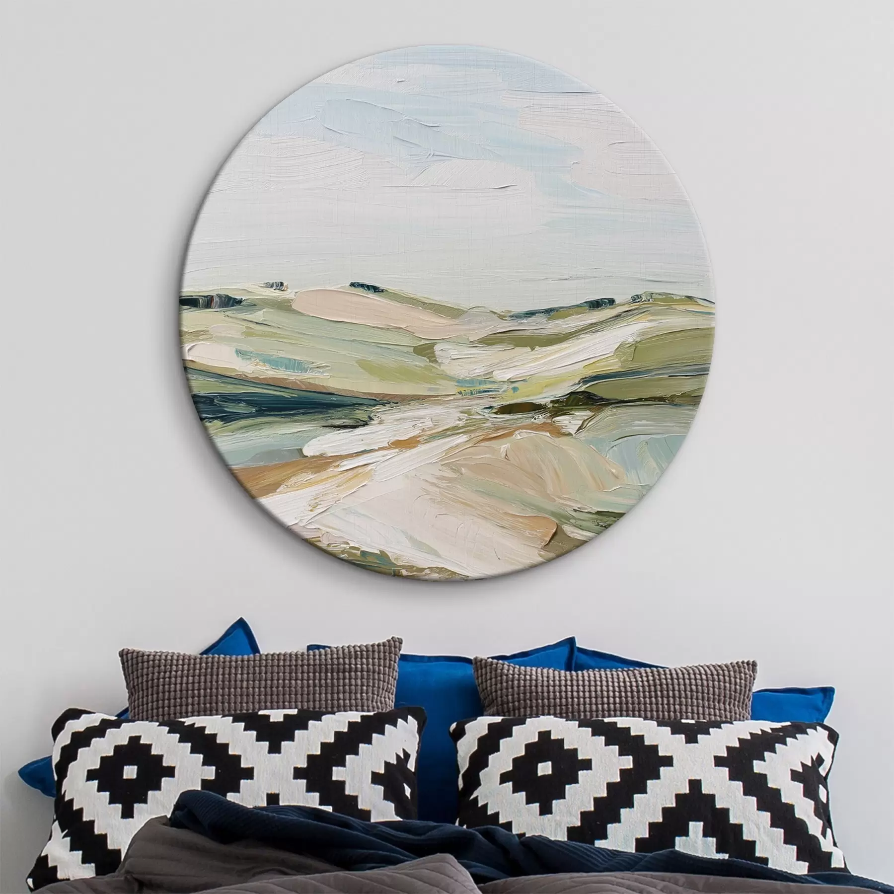 carta da parati Colline astratte dai colori tenui nr. r44754