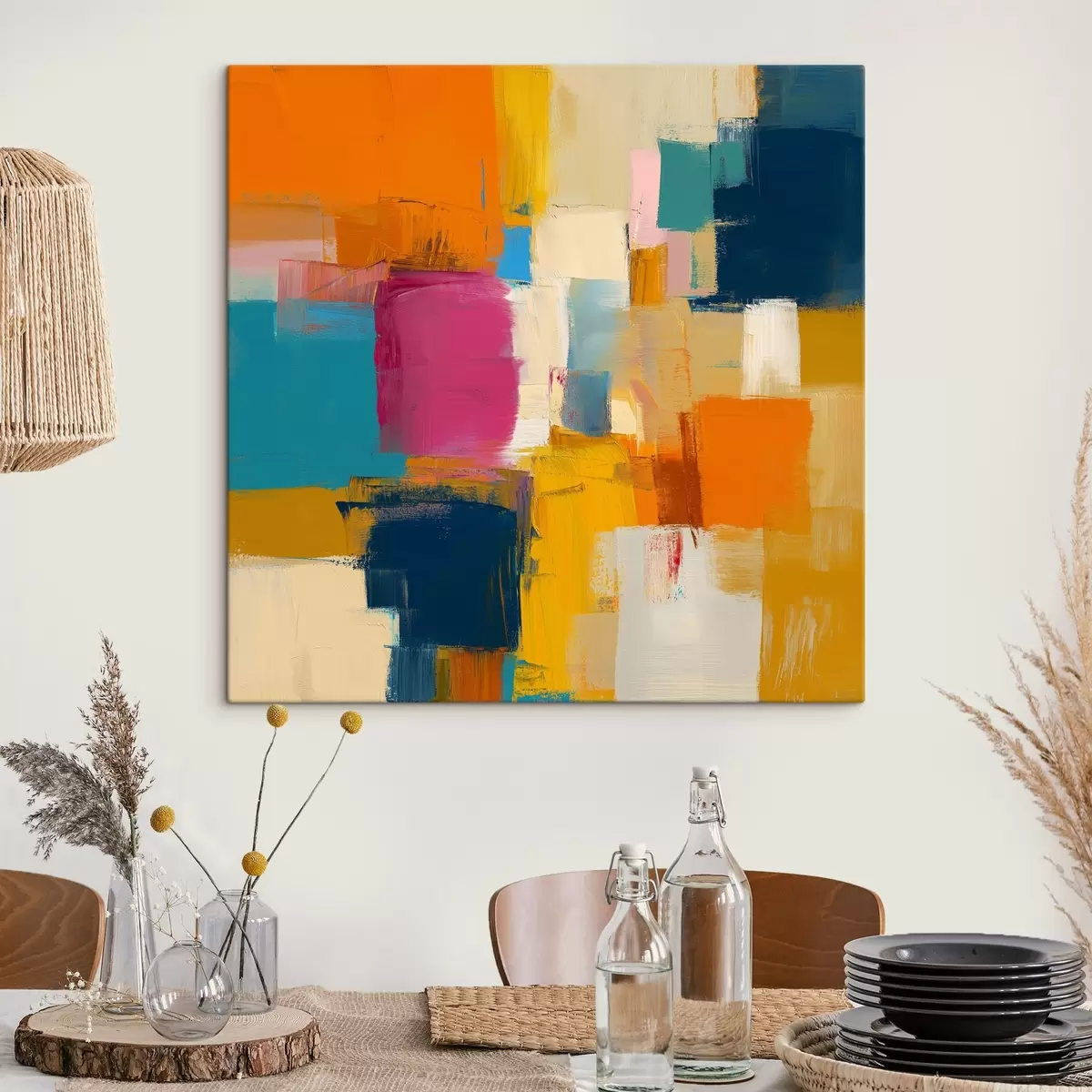 carta da parati Macchie di colore in stile contemporaneo nr. s44753