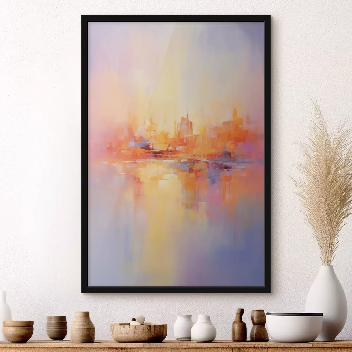 Poster Pennellate multicolori f44743