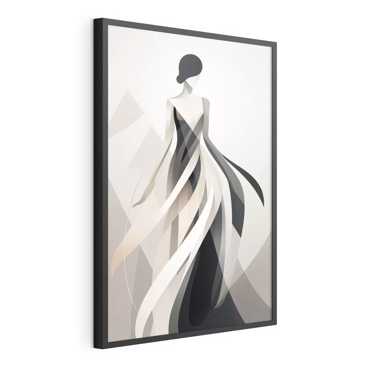 Poster Figura astratta in abito lungo f44750