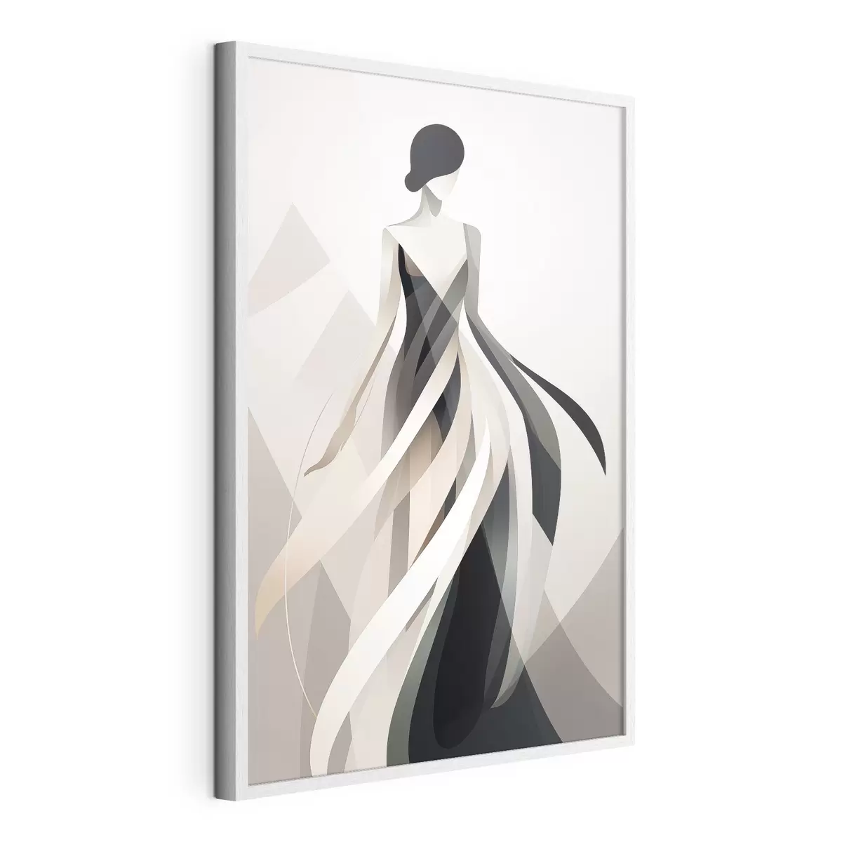 Poster Figura astratta in abito lungo f44750