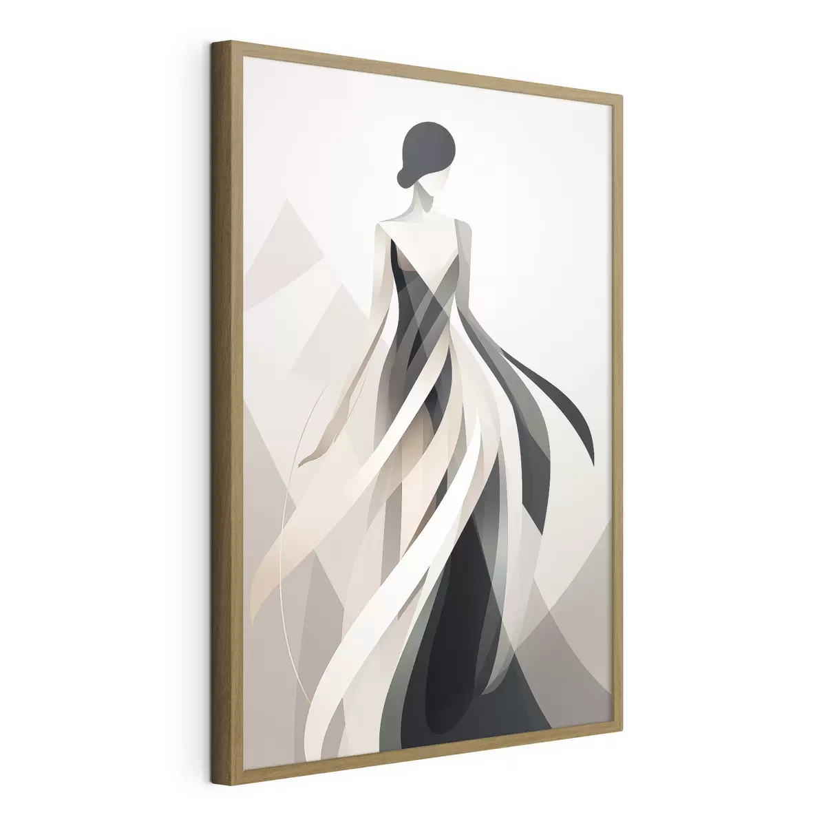 Poster Figura astratta in abito lungo f44750