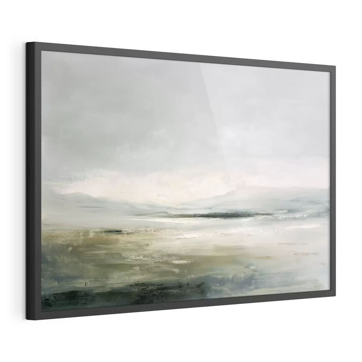 Poster Paesaggio minimalista con nebbia f44756