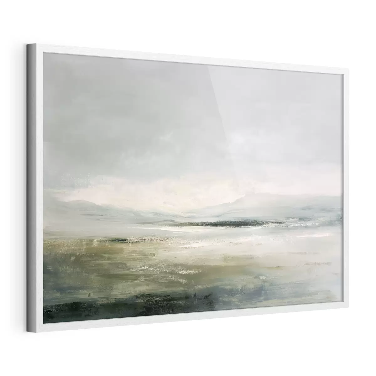 Poster Paesaggio minimalista con nebbia f44756