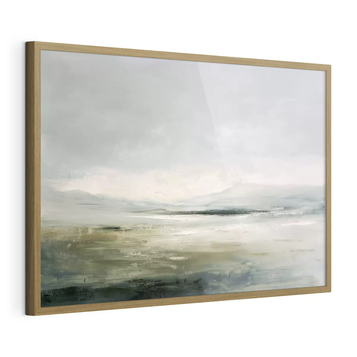 Poster Paesaggio minimalista con nebbia f44756