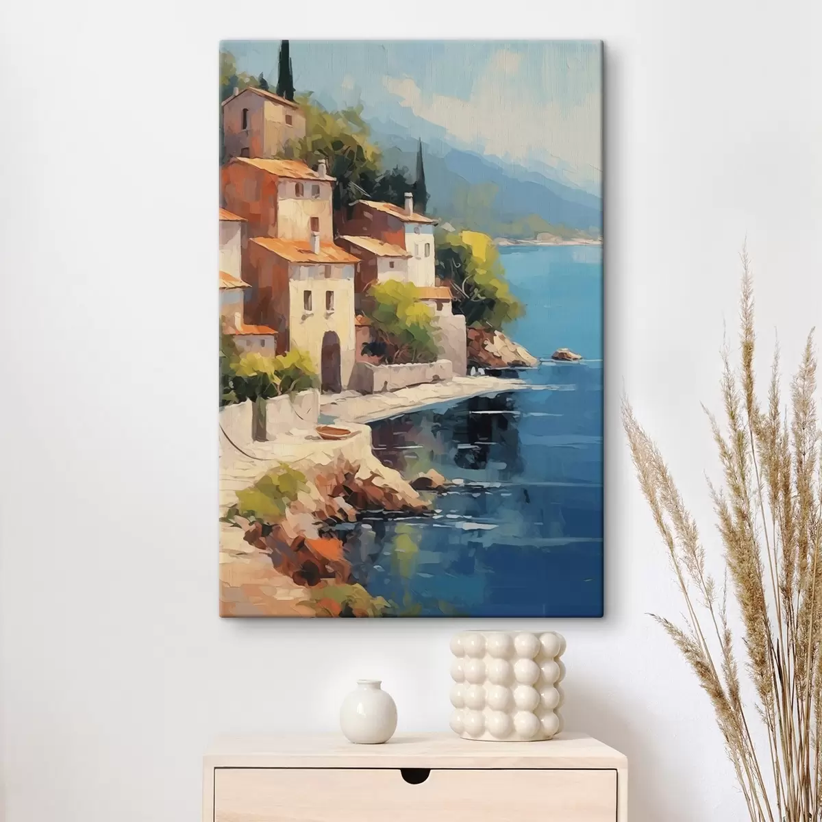 carta da parati Case in baia Imitazione della pittura nr. s44773