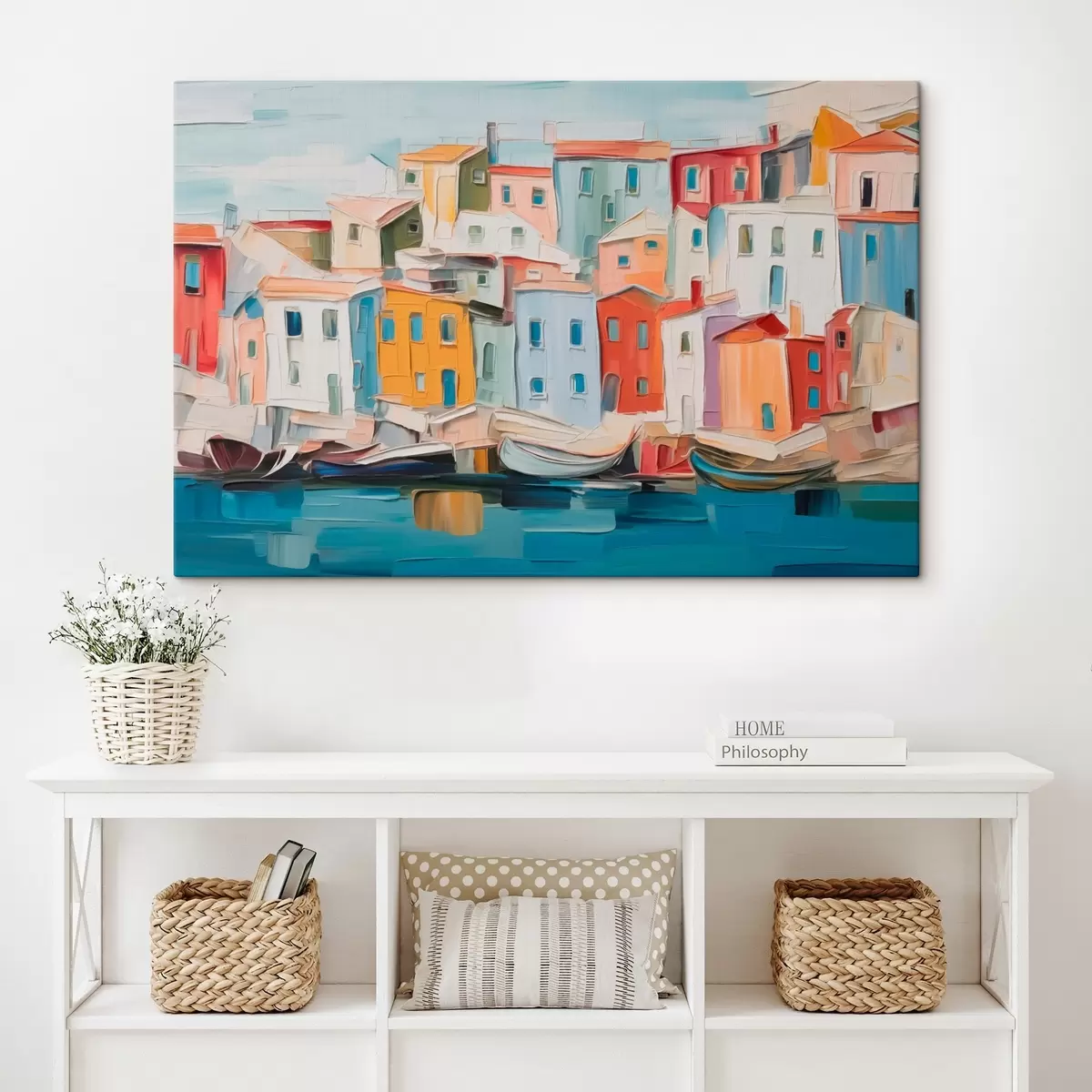 carta da parati Case di città astratte nr. s44783