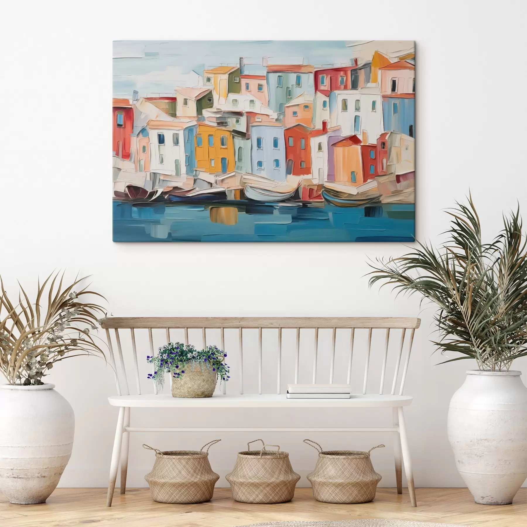 carta da parati Case di città astratte nr. s44783