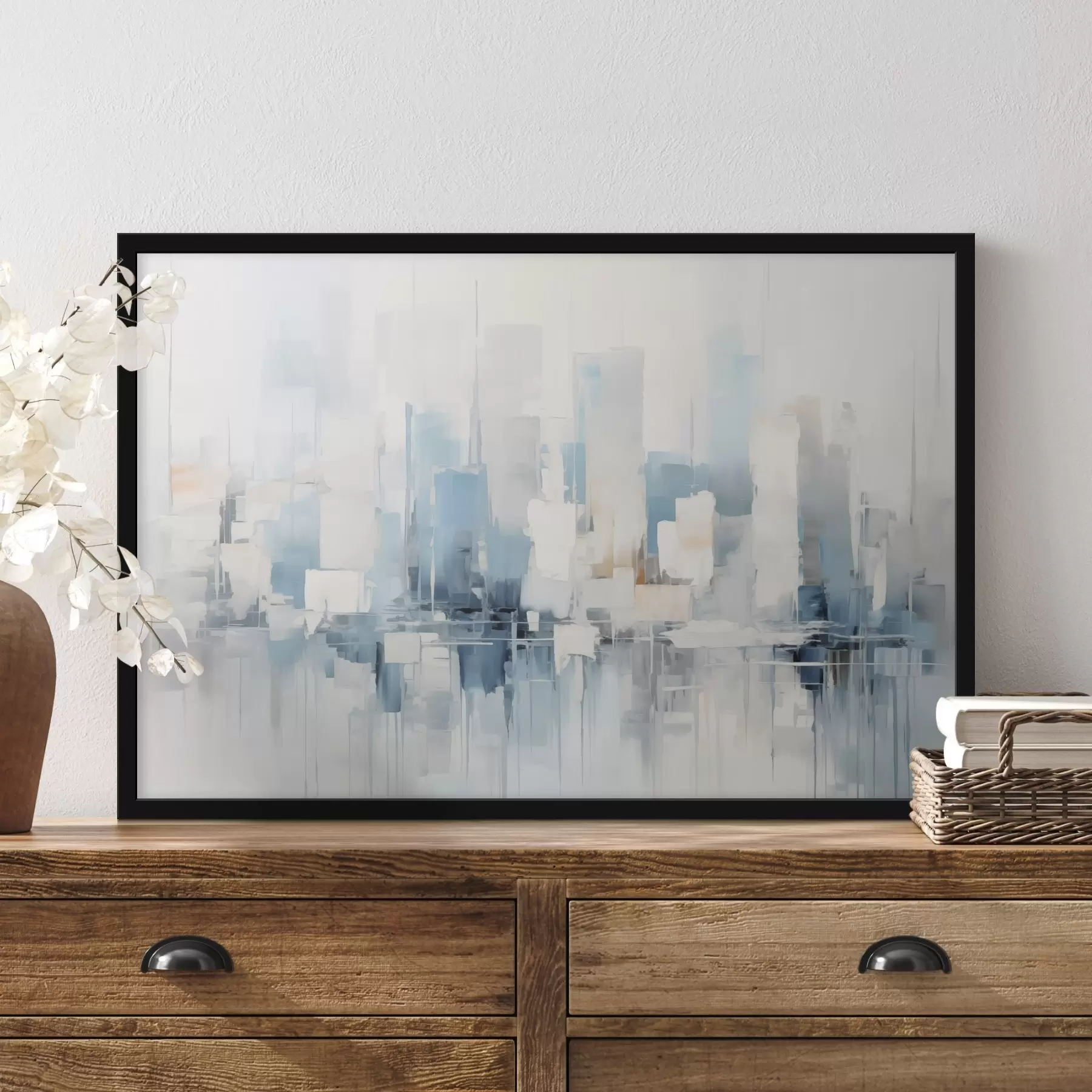 carta da parati Pittura astratta di imitazione della città nr. f44768