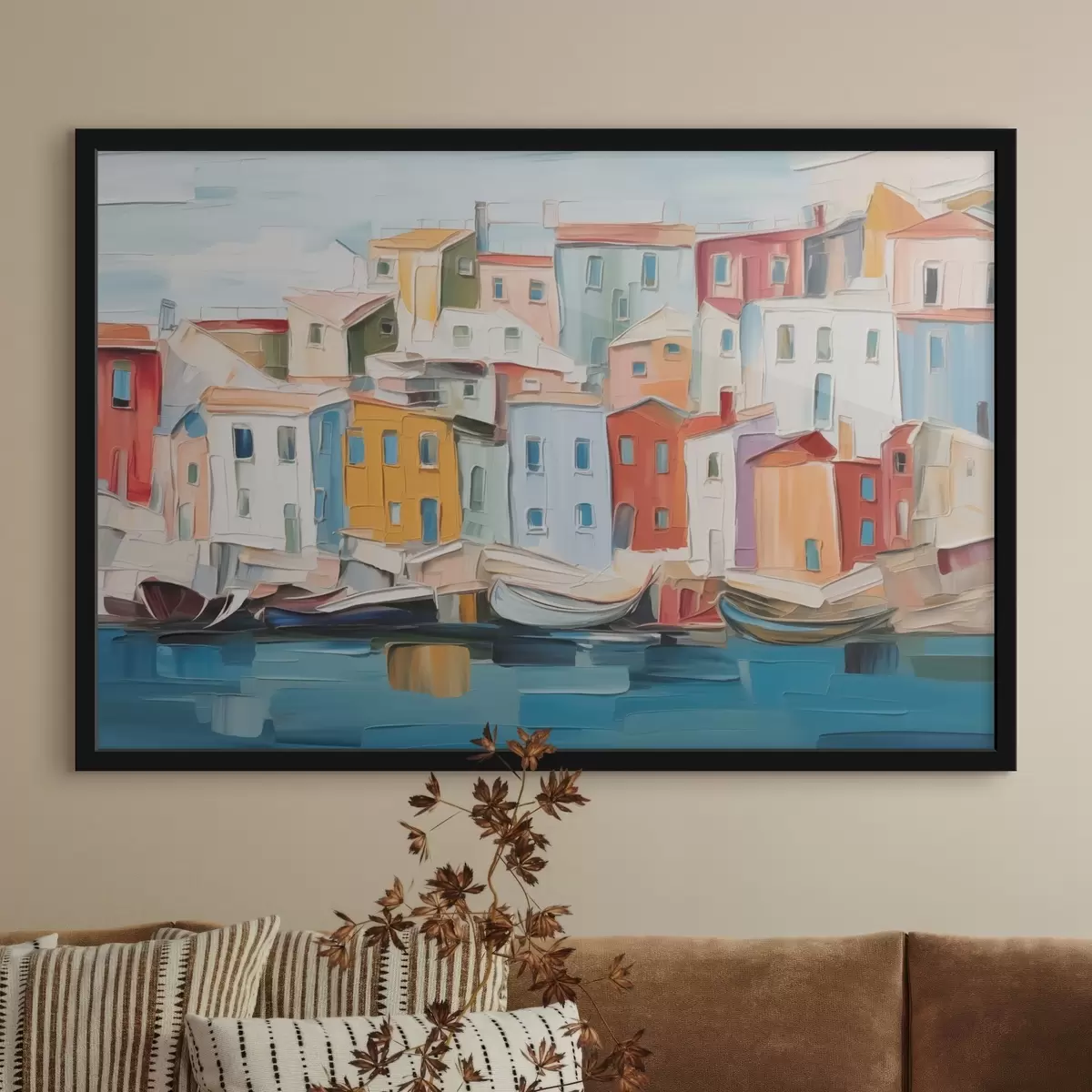 Poster Case di città astratte f44783