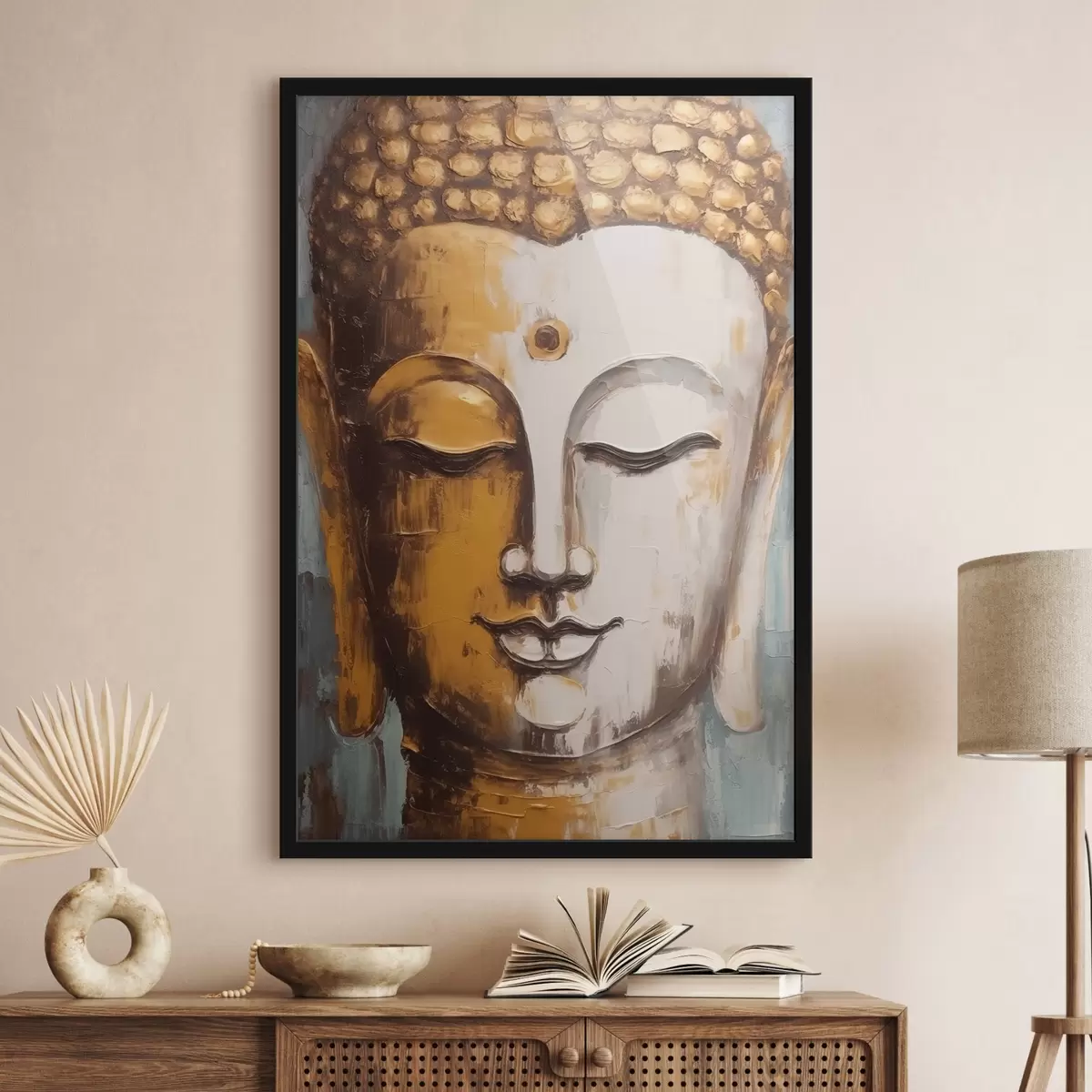 Poster Il volto di Buddha f44807