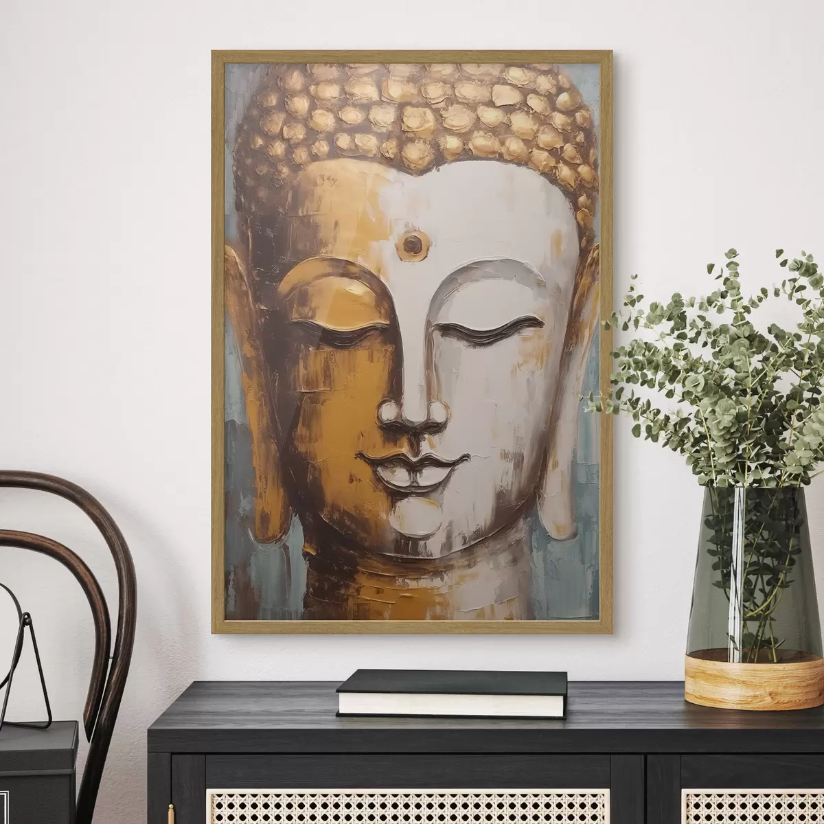 Poster Il volto di Buddha f44807