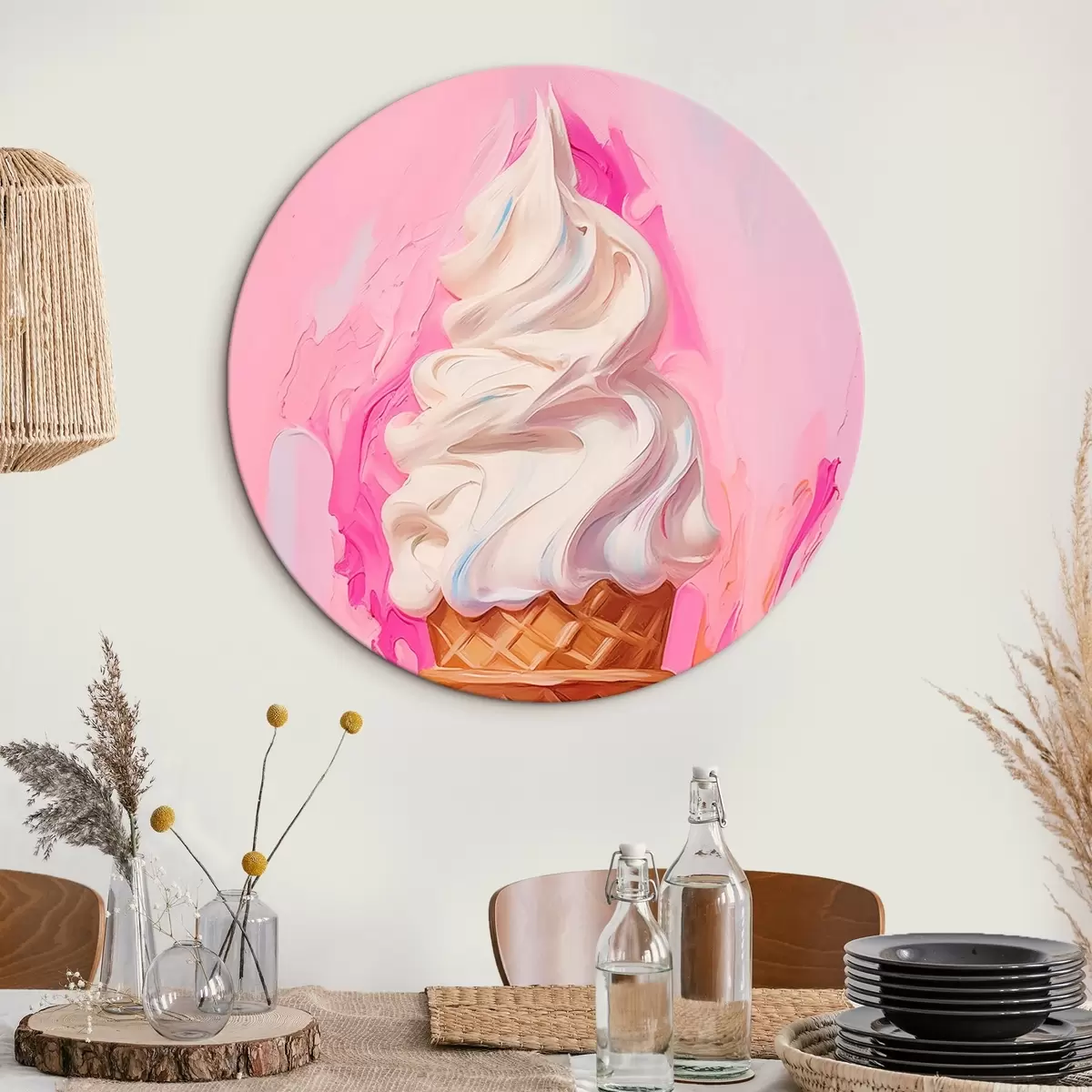 Quadri rotondi Gelato r44814
