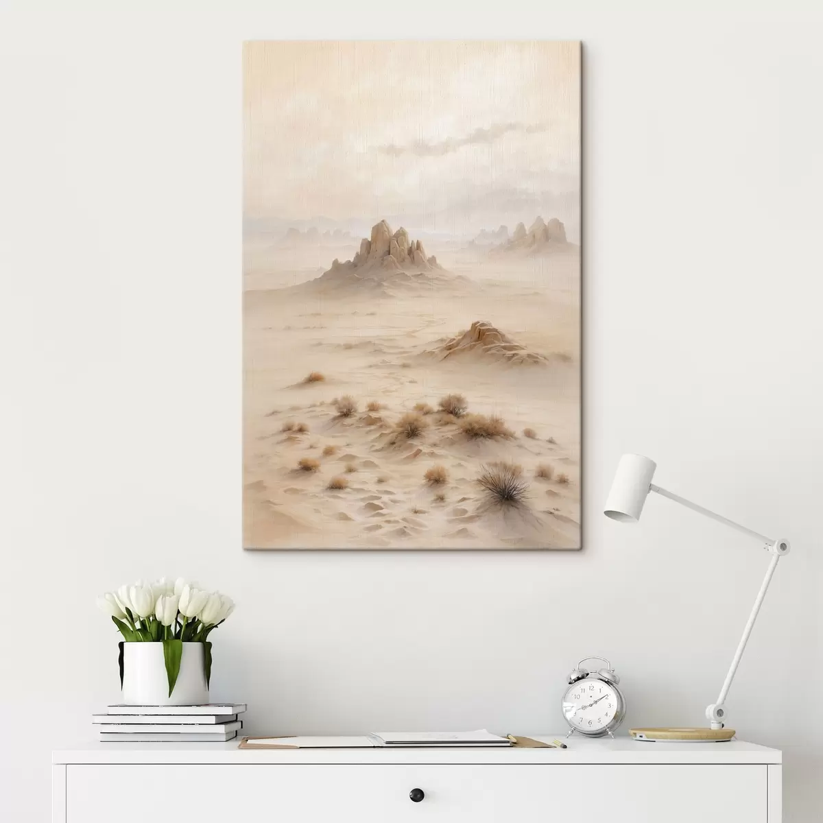 carta da parati Paesaggio desertico minimalista con rocce di montagna nr. s44883