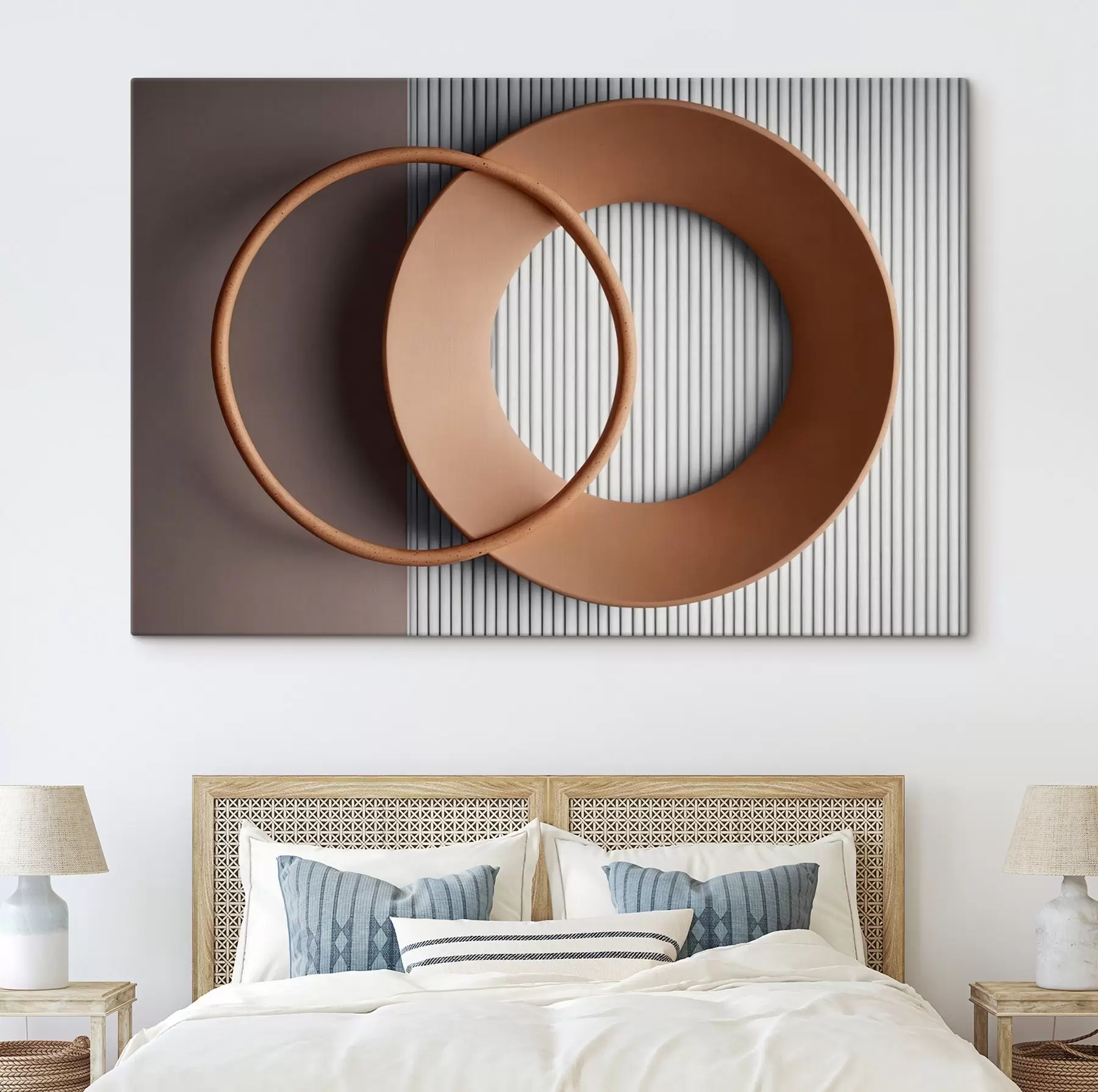 carta da parati Catena montuosa nebbiosa con colori tenui nr. s44901