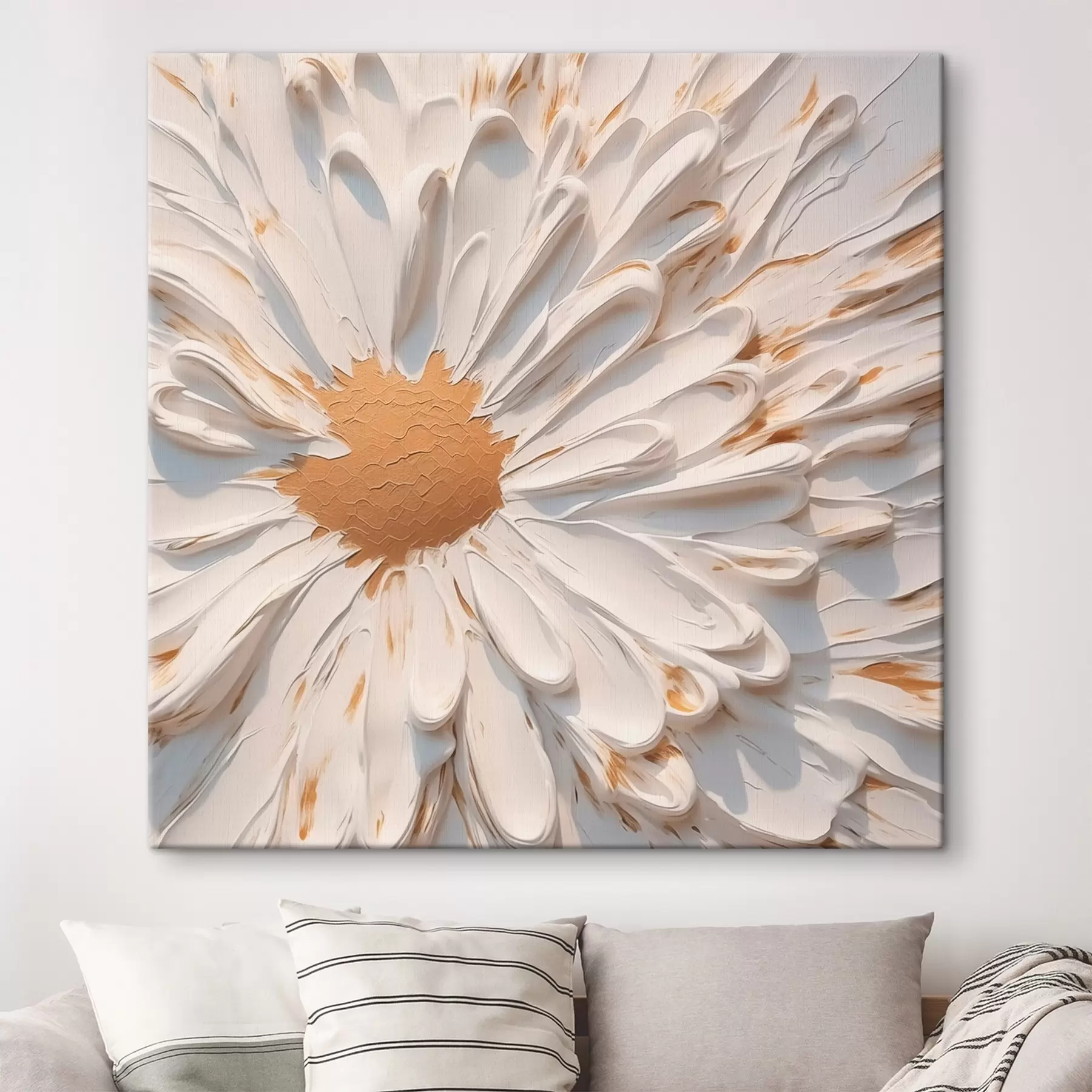 carta da parati Pittura a imitazione della camomilla nr. s44816