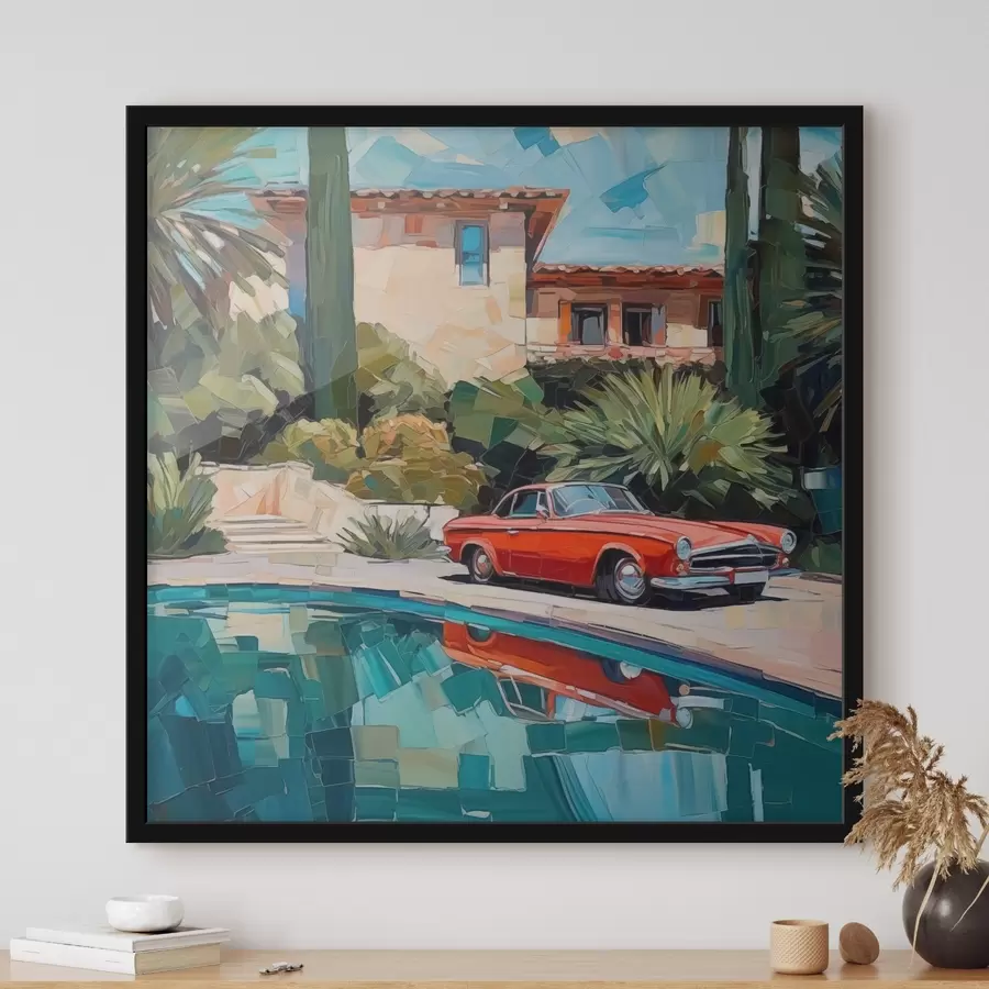 carta da parati Auto vicino alla villa nr. f44822