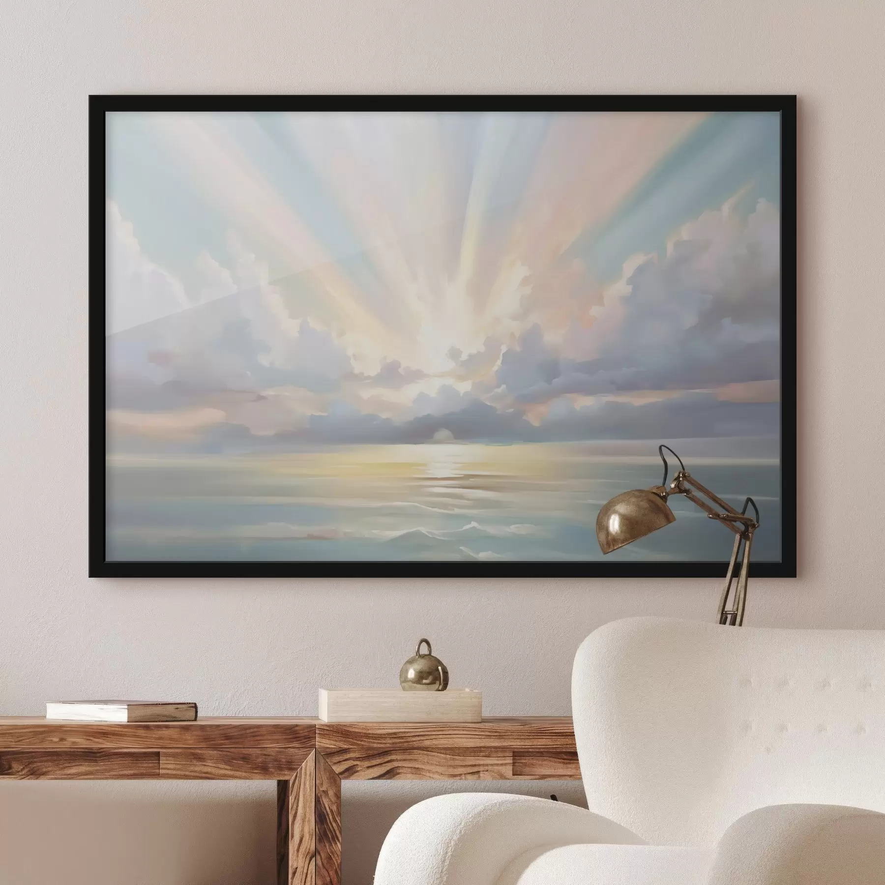 carta da parati L'alba sul mare nr. f44823