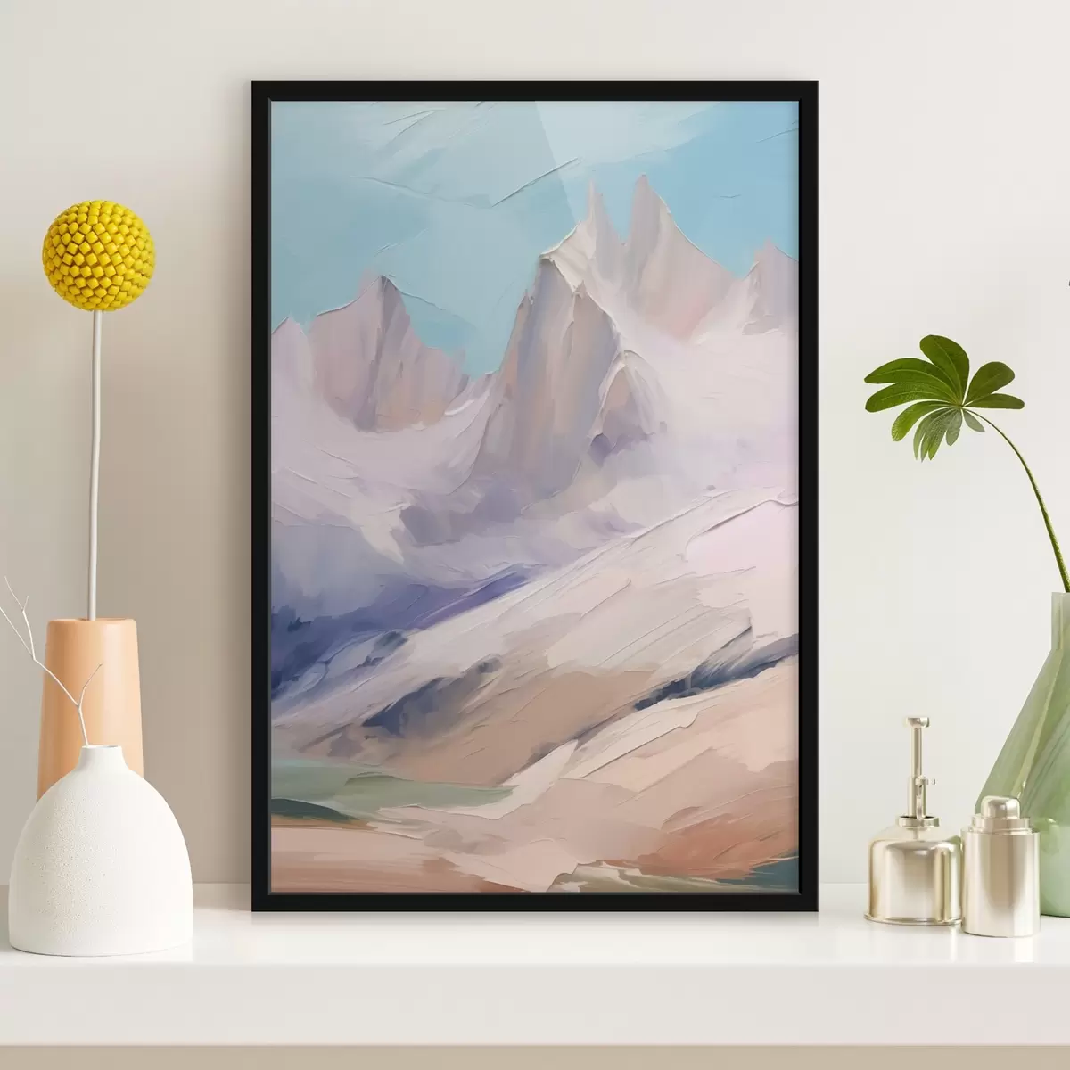 Poster Paesaggio montano astratto f44827