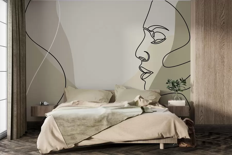 carta da parati Volto astratto nr. w09231v1