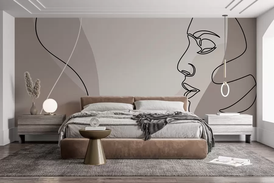 carta da parati Volto astratto nr. w09231v3