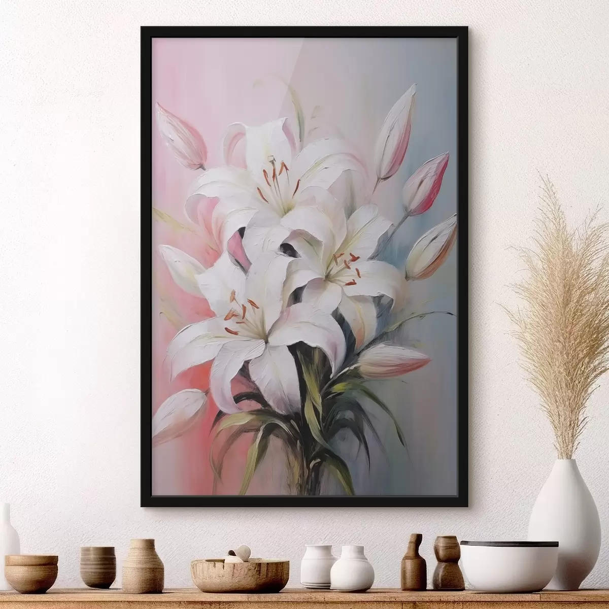 Poster Gigli bianchi f44904