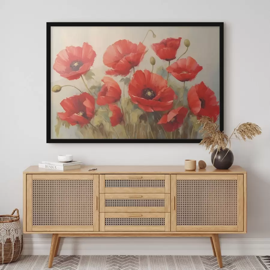 carta da parati Papaveri rossi nr. f44905
