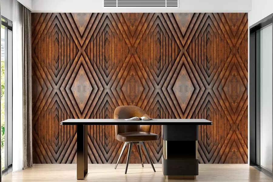 carta da parati imitazione di pannelli in legno nr. w04168v1